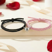 Zestaw bransoletek dla par - połączone serce