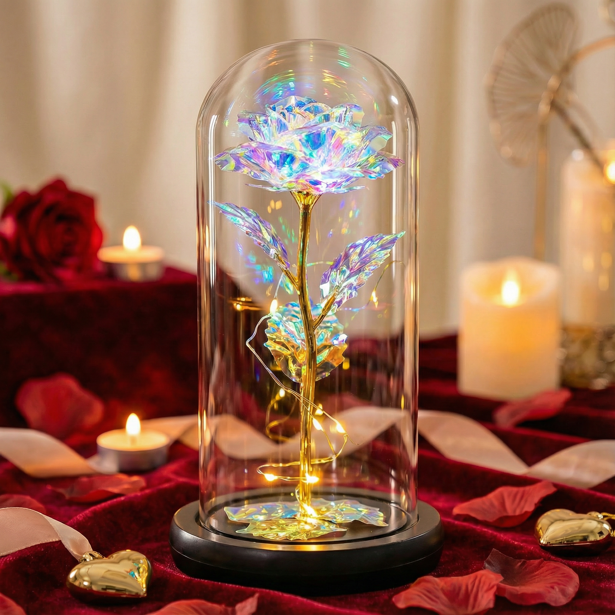 Wieczna Róża w Szklanej Kopule