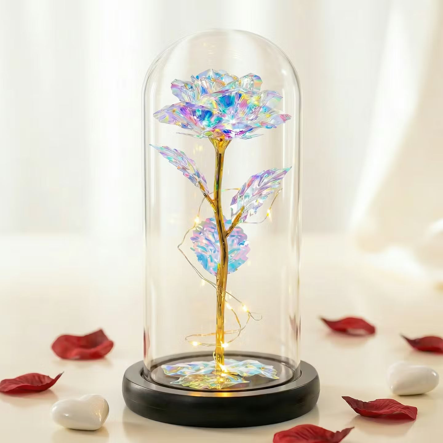 Wieczna Róża w Szklanej Kopule