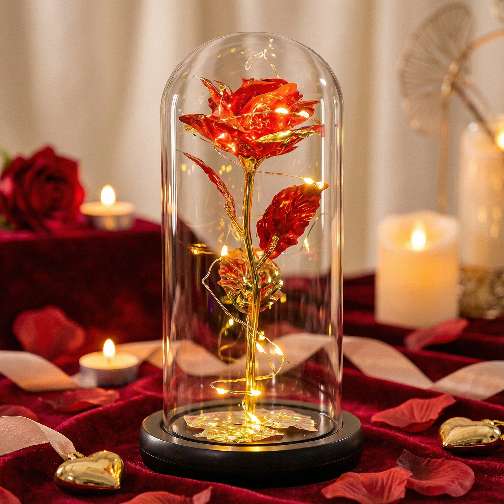 Wieczna Róża w Szklanej Kopule