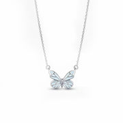 Naszyjnik Motylek Świecący w Ciemności